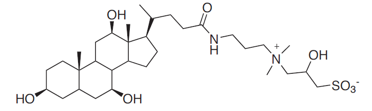 Chemical structure of CHAPSO 