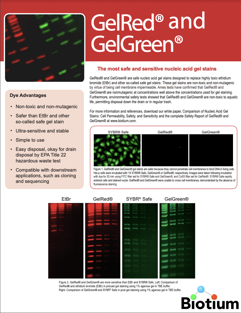 GelRed & Gel Green