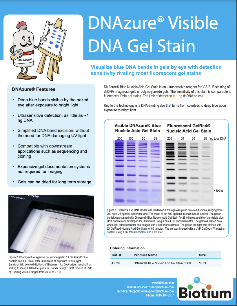 DNAsure & DNA gel stain